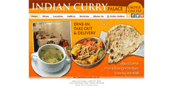 Desktop Screenshot of indiancurrypalace.com